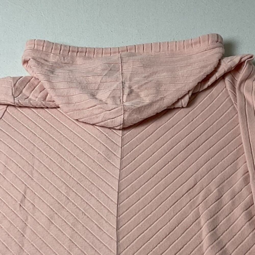 Nine West Womens Size XXL Long Sleeve Cozy Tunic Pink Hoodie - Picture 4 of 10